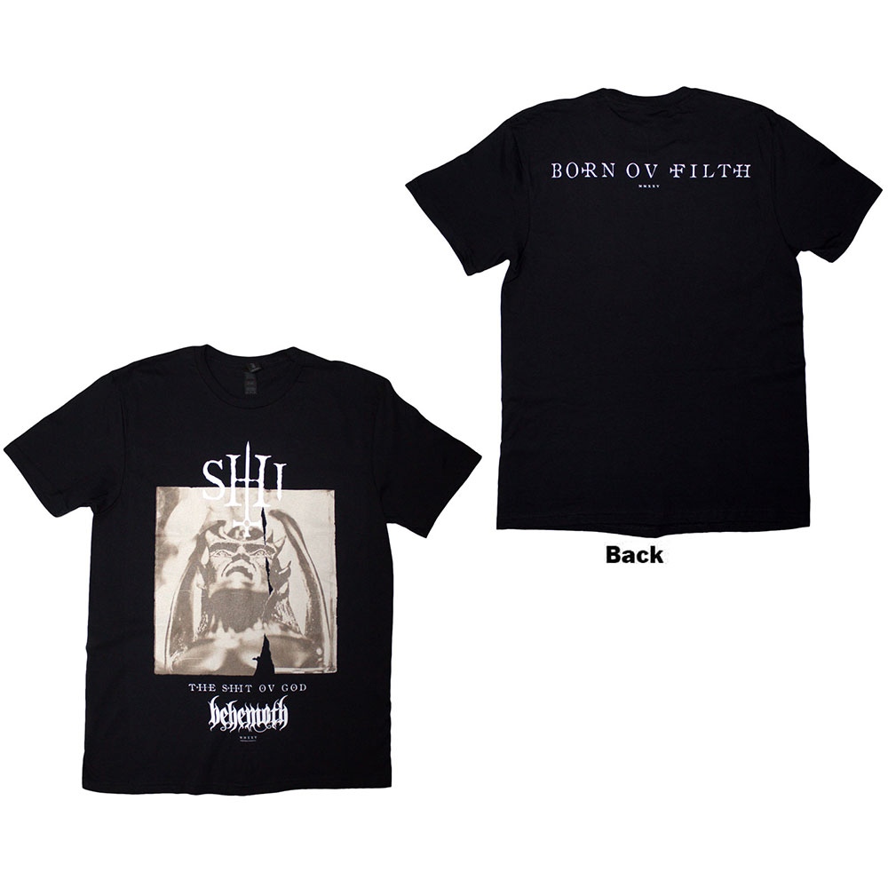 Behemoth - The Shit Ov God Parchment Heren T-shirt - Zwart